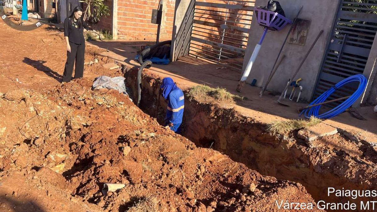 Obras no bairro Paiaguás avançam e seguem dentro do prazo previsto