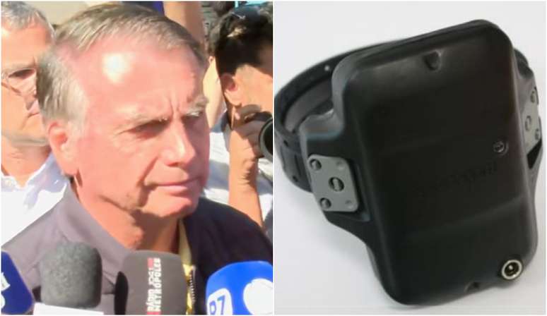 Ex-presidente Jair Bolsonaro passa a usar tornozeleira eletrônica