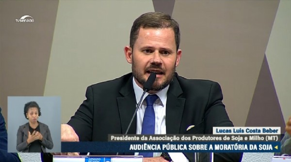 Presidente da Aprosoja-MT diz no Senado que moratória é ultrapassada e injusta