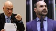 Moraes afirma que Eduardo Bolsonaro 'intensificou condutas ilícitas' após operação da PF