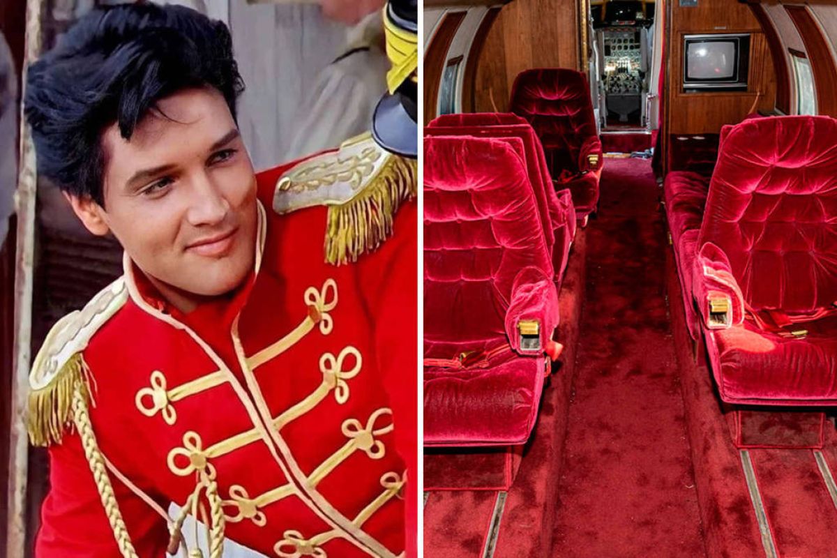 Conheça o jato particular de Elvis Presley que ficou abandonado