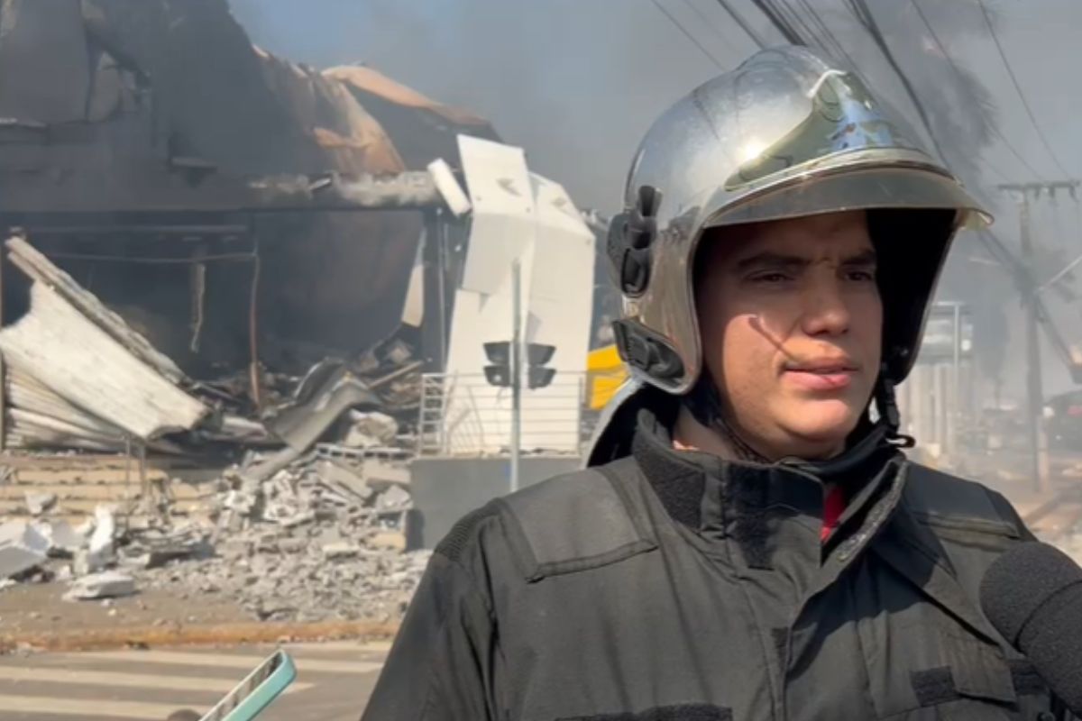 Tenente-coronel dos bombeiros Heitor Fernandes da Luz. (Foto: Mariana Mouro/ TVCA)