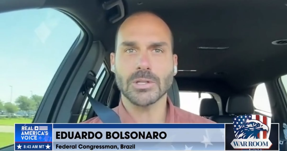 Eduardo Bolsonaro pede que os EUA ‘mandem uma resposta’ ao Brasil após decisão contra o pai