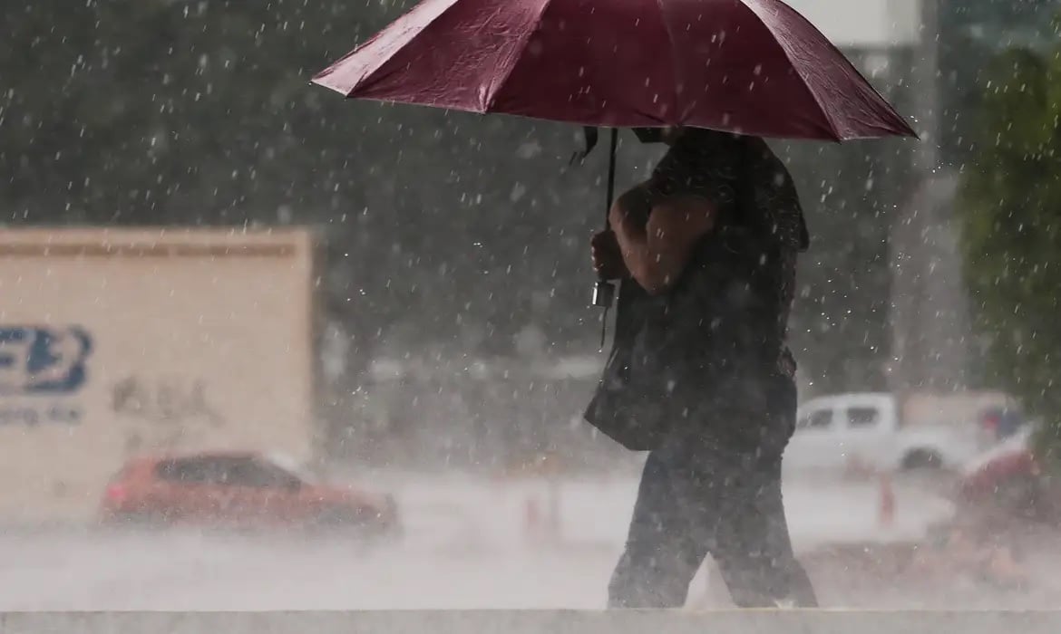 Áreas de cinco estados terão temporais e ventania hoje
