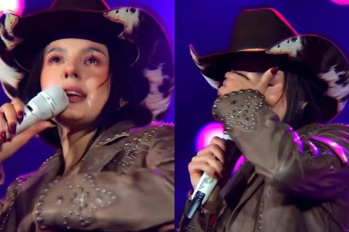 Ana Castela chora no palco: Não estou mais aguentando