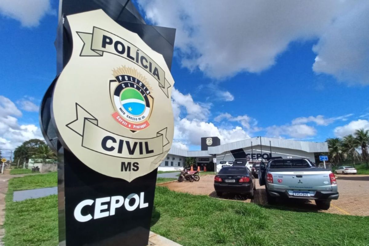Fachada da Depac Cepol onde o crime foi registrado. (Foto: Eduardo Almeida)