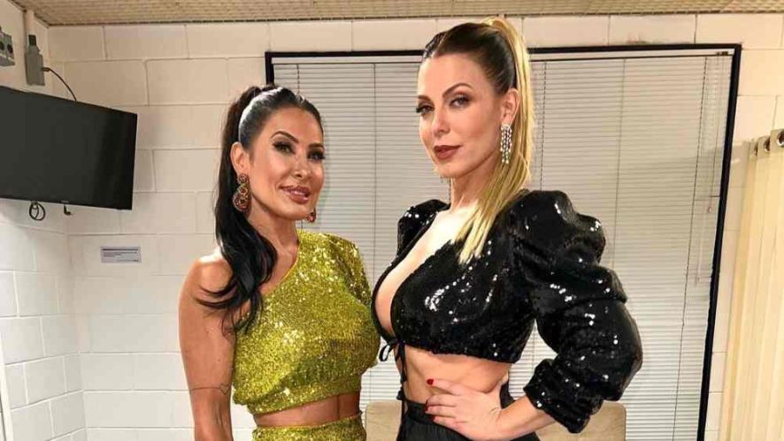 Sheila Mello expõe bastidores e nega rivalidade com Carvalho