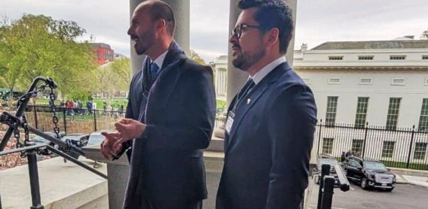 Eduardo e Figueiredo atuam contra agenda de senadores brasileiros nos EUA