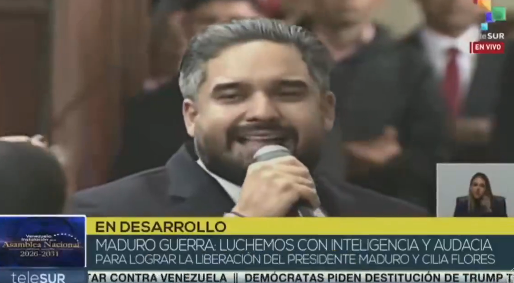 “A pátria está em boas mãos, pai”, diz filho de Maduro