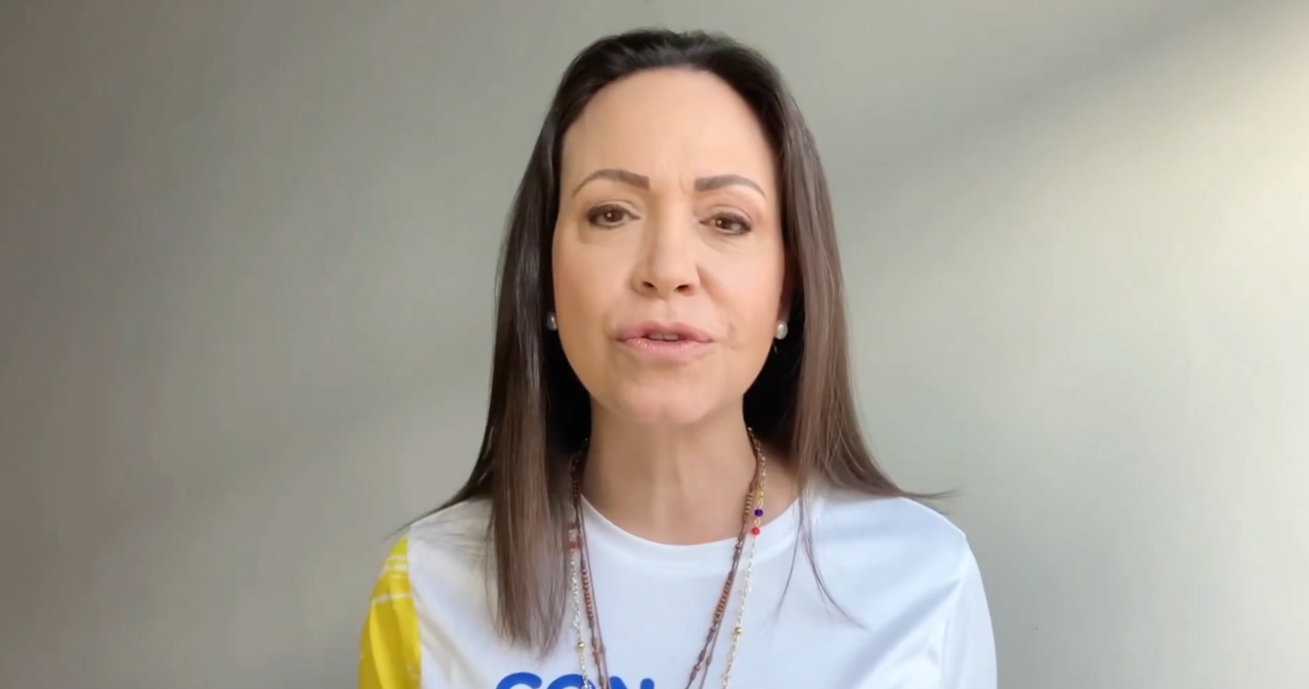 María Corina Machado defende posse imediata de Edmundo González na Venezuela