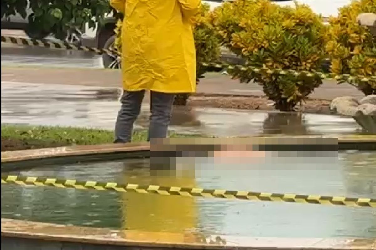 Corpo de homem é encontrado dentro de chafariz em cidade de MT