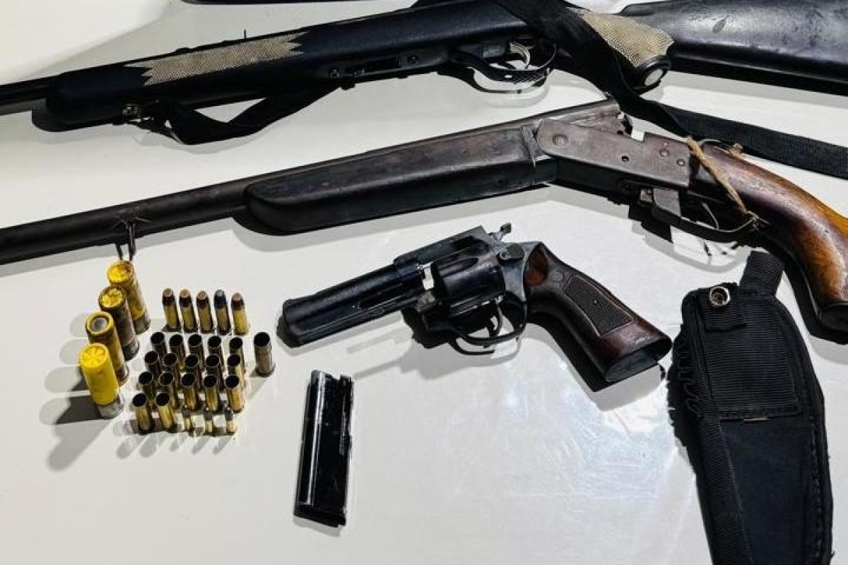 Homem é preso após atirar em cachorro; Polícia apreende seis armas