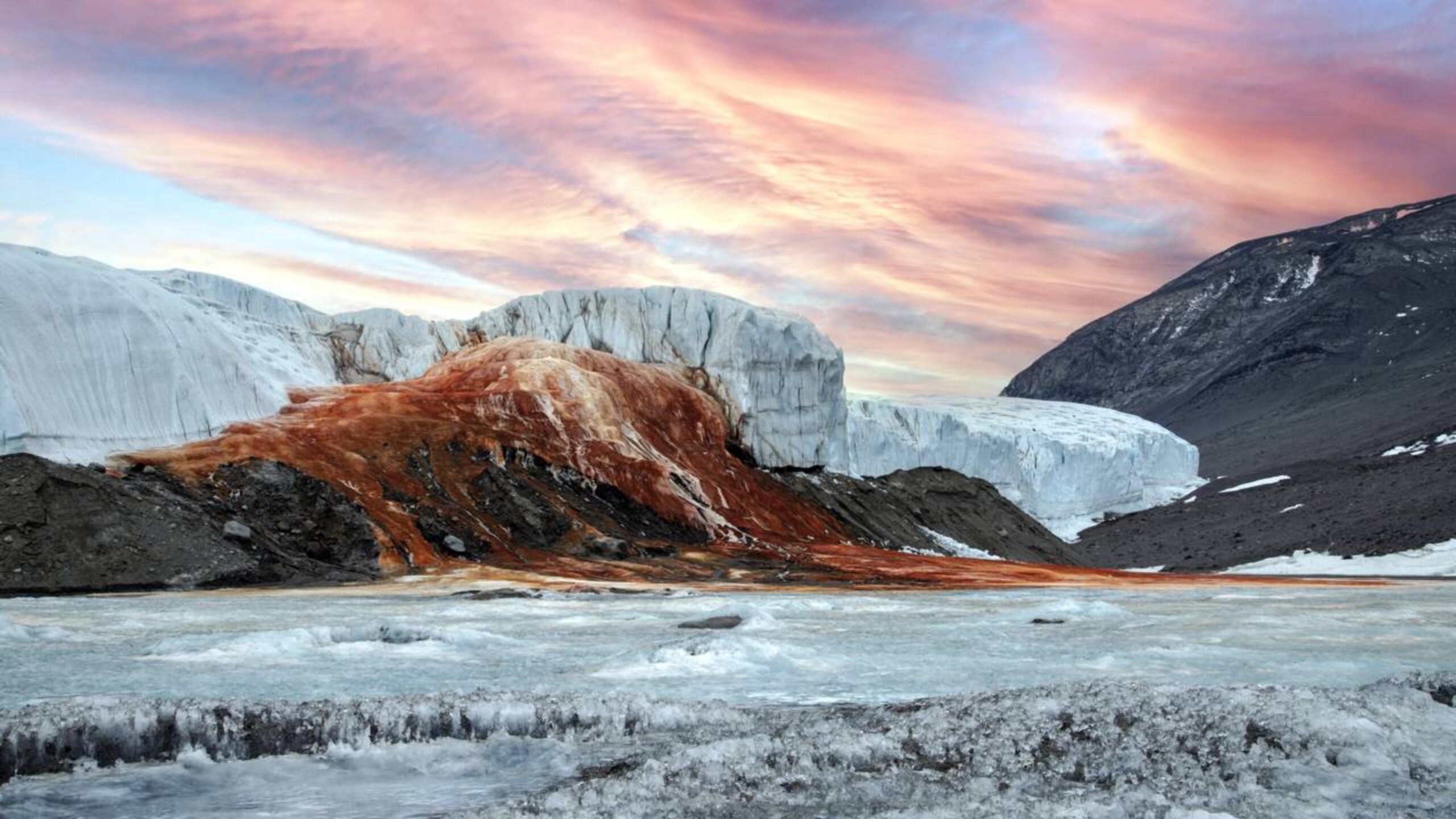 Cachoeira de Sangue na Antártida é fruto do extermínio em massa de animais?