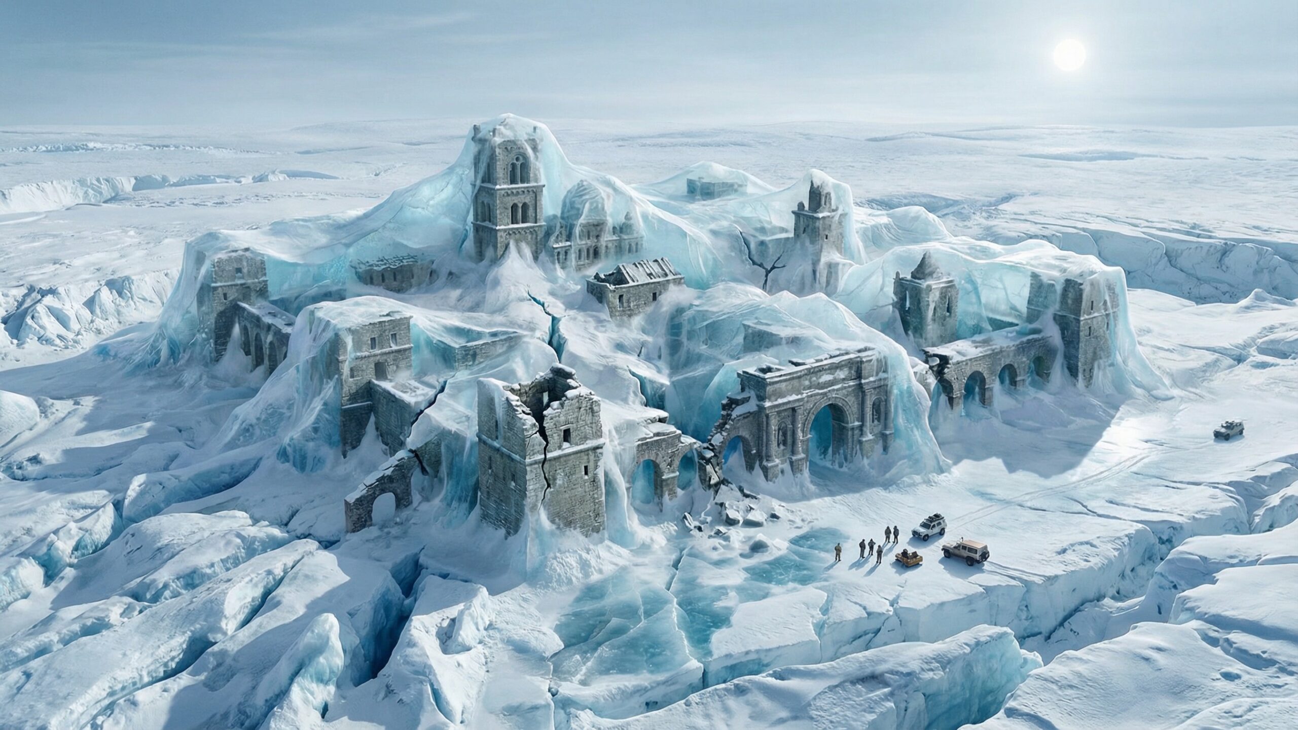 NASA revela descoberta sem precedentes de cidade antiga enterrada sob o gelo da Groenlândia