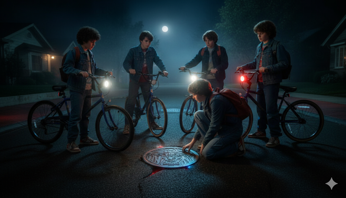 Cidade ordena a remoção de tampas de bueiro com a temática de ‘Stranger Things’