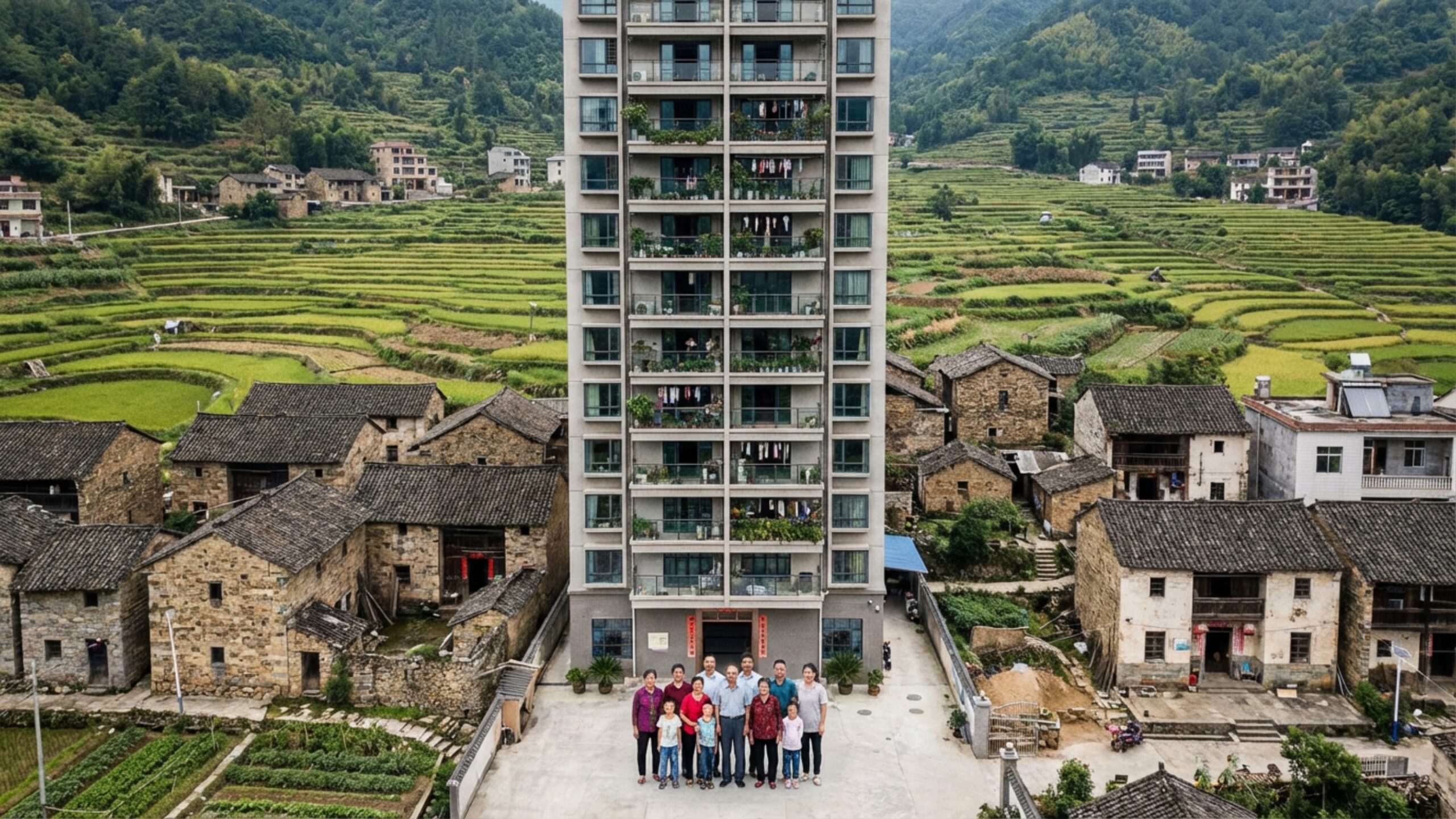 Família construiu prédio de 15 andares com 22 apartamentos e elevadores para todos morarem juntos