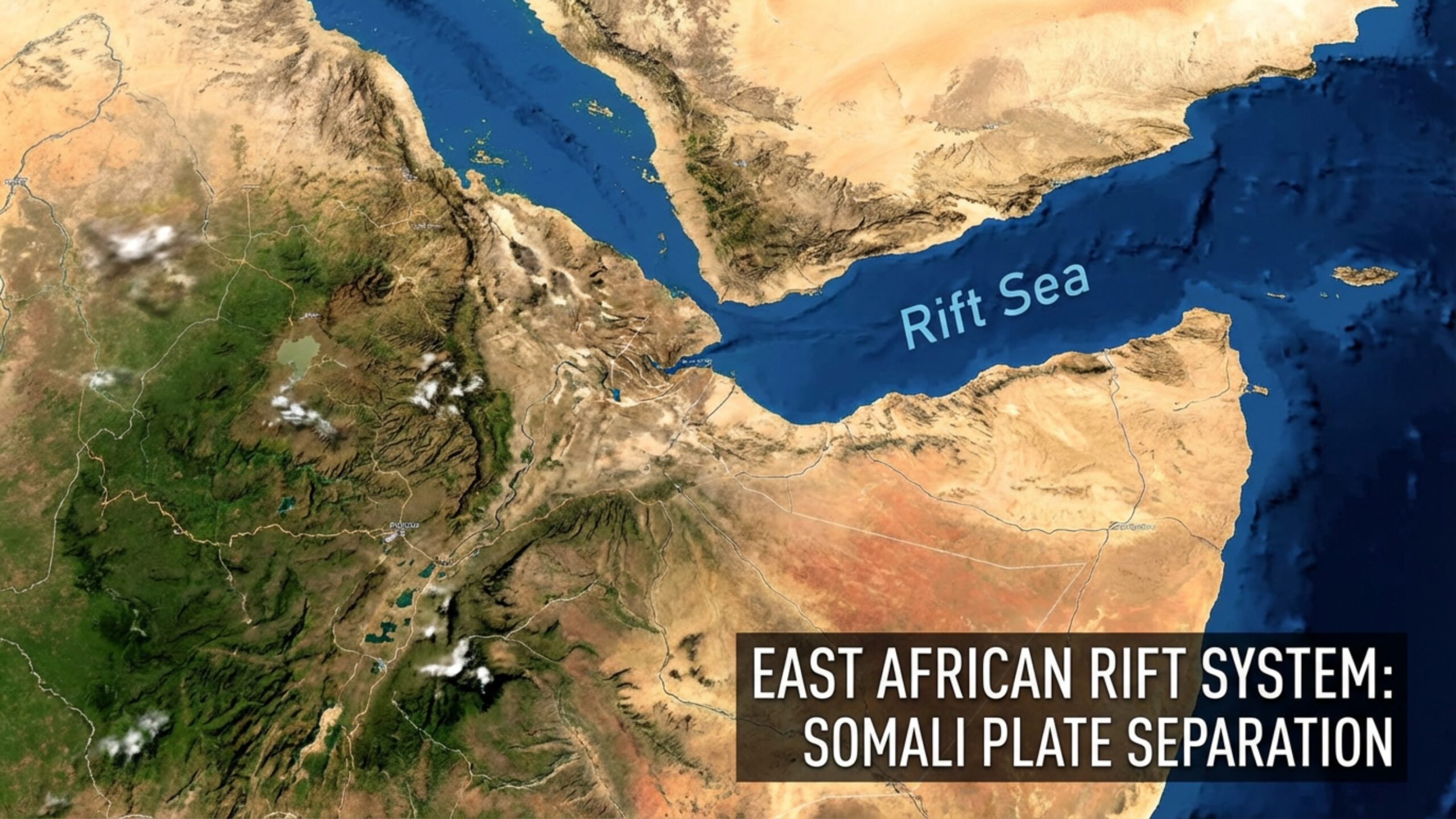 Uma enorme fenda pode separar parte da África do resto do continente