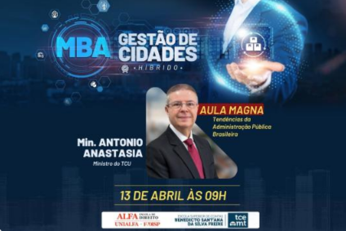 Ministro do TCU apresenta palestra magna sobre tendências da administração pública