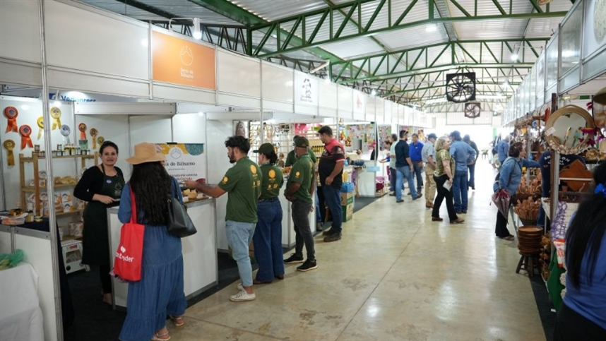 arte e tradição estão representadas em estandes do Pavilhão da Agricultura Familiar