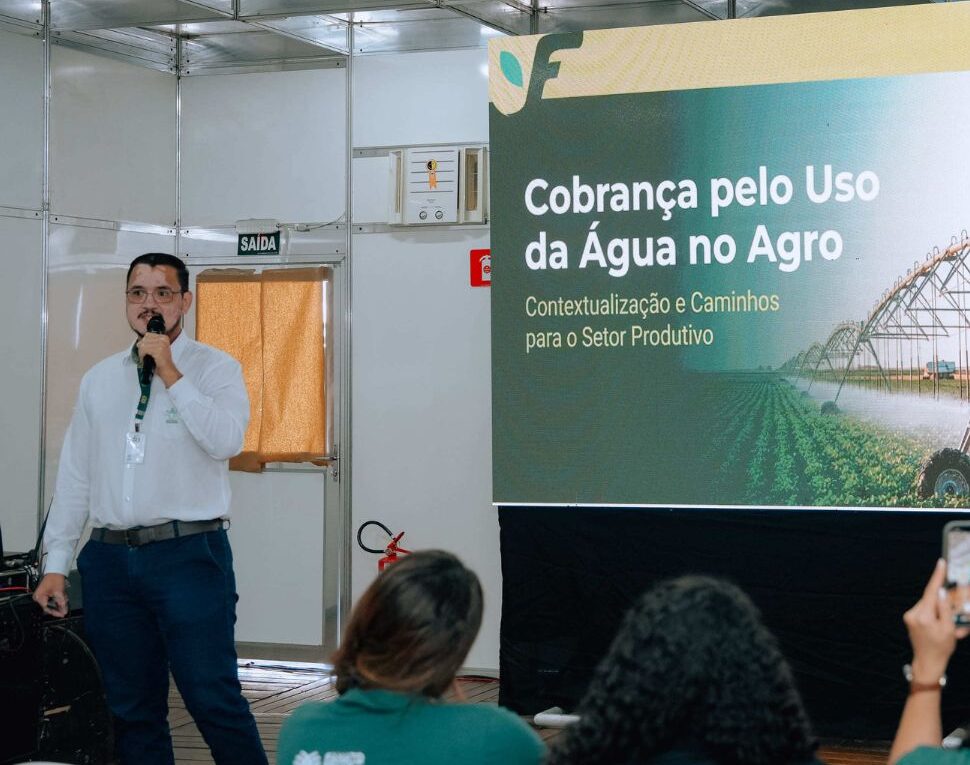 Sistema Famato | Famato destaca debate sobre cobrança pelo uso da água durante a Parecis SuperAgro