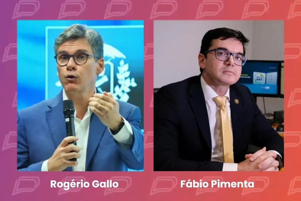 Rogério Gallo deixa a Sefaz e o servidor de carreira Fábio Pimenta assume a pasta. - Montagem: Primeira Página