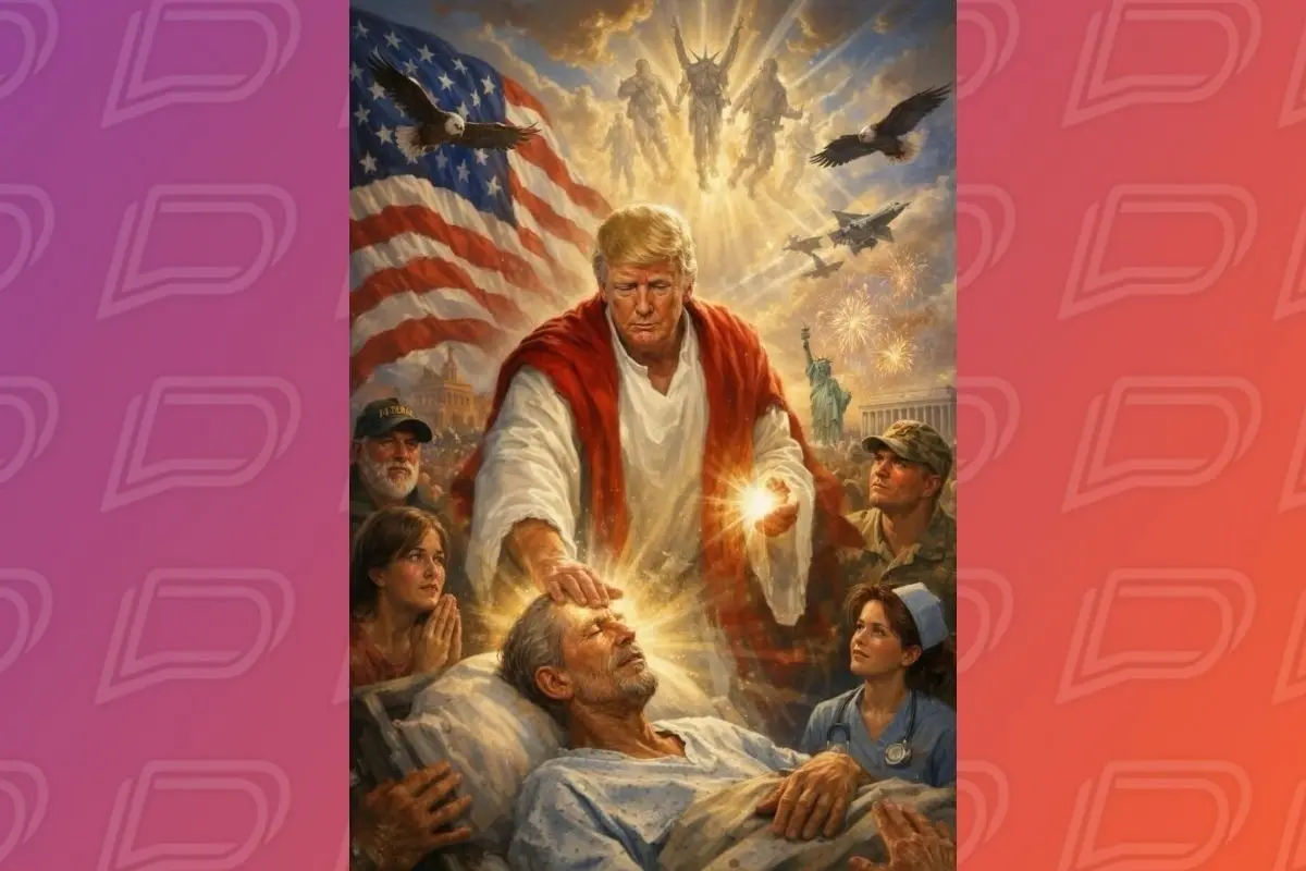 Trump chama papa de “fraco” e publica imagem gerada por IA em comparação a Cristo
