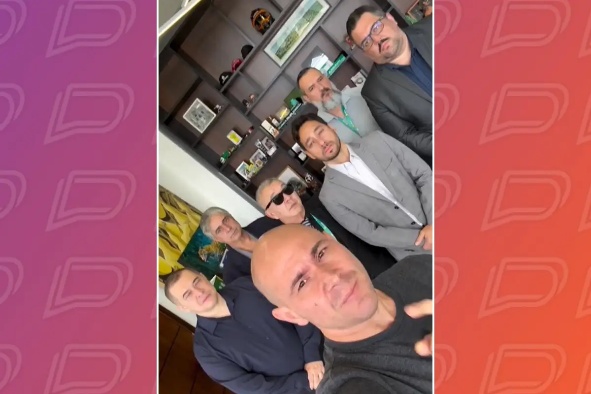 Em vídeo sobre suposta fraude na Educação, Abilio Brunini aparece ao lado de integrantes do gabinete. - Foto: Instagram/Reprodução