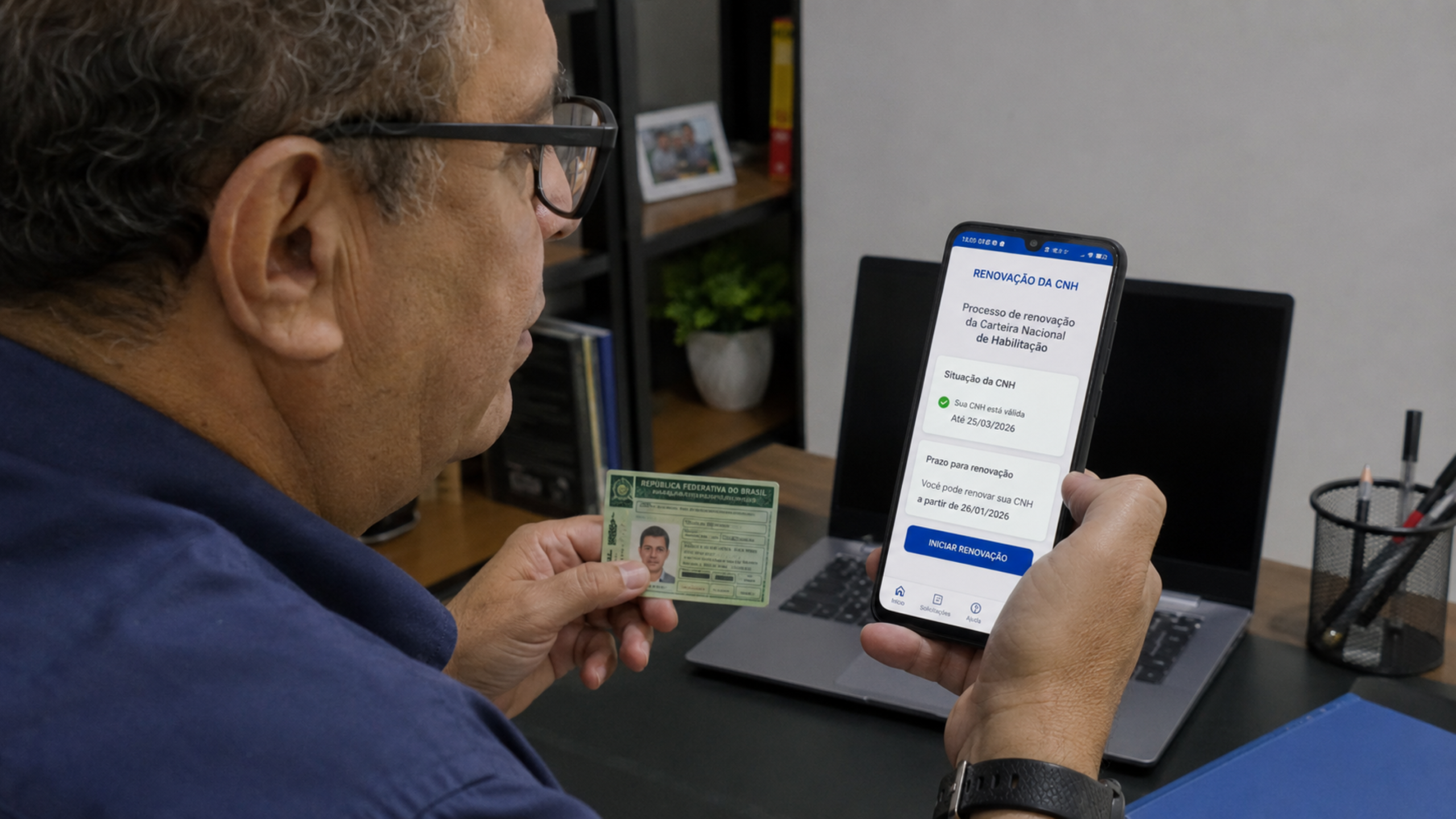 CNH de maiores de 65 anos entra em alerta após exigência ligada à renovação do documento