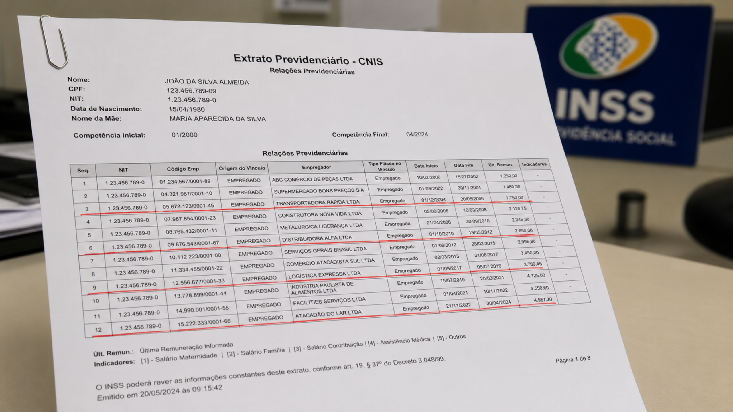 CNIS com erro pode reduzir aposentadoria: o extrato que todo trabalhador deveria conferir