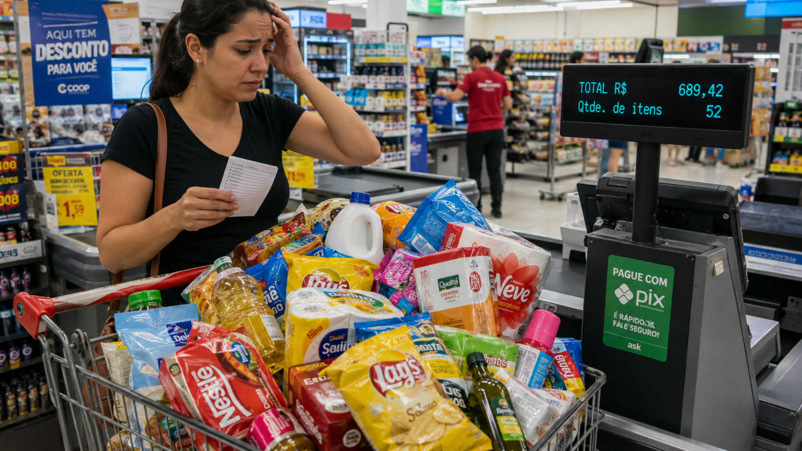 Mercado do mês mais caro? Veja os erros que fazem a compra pesar sem você perceber