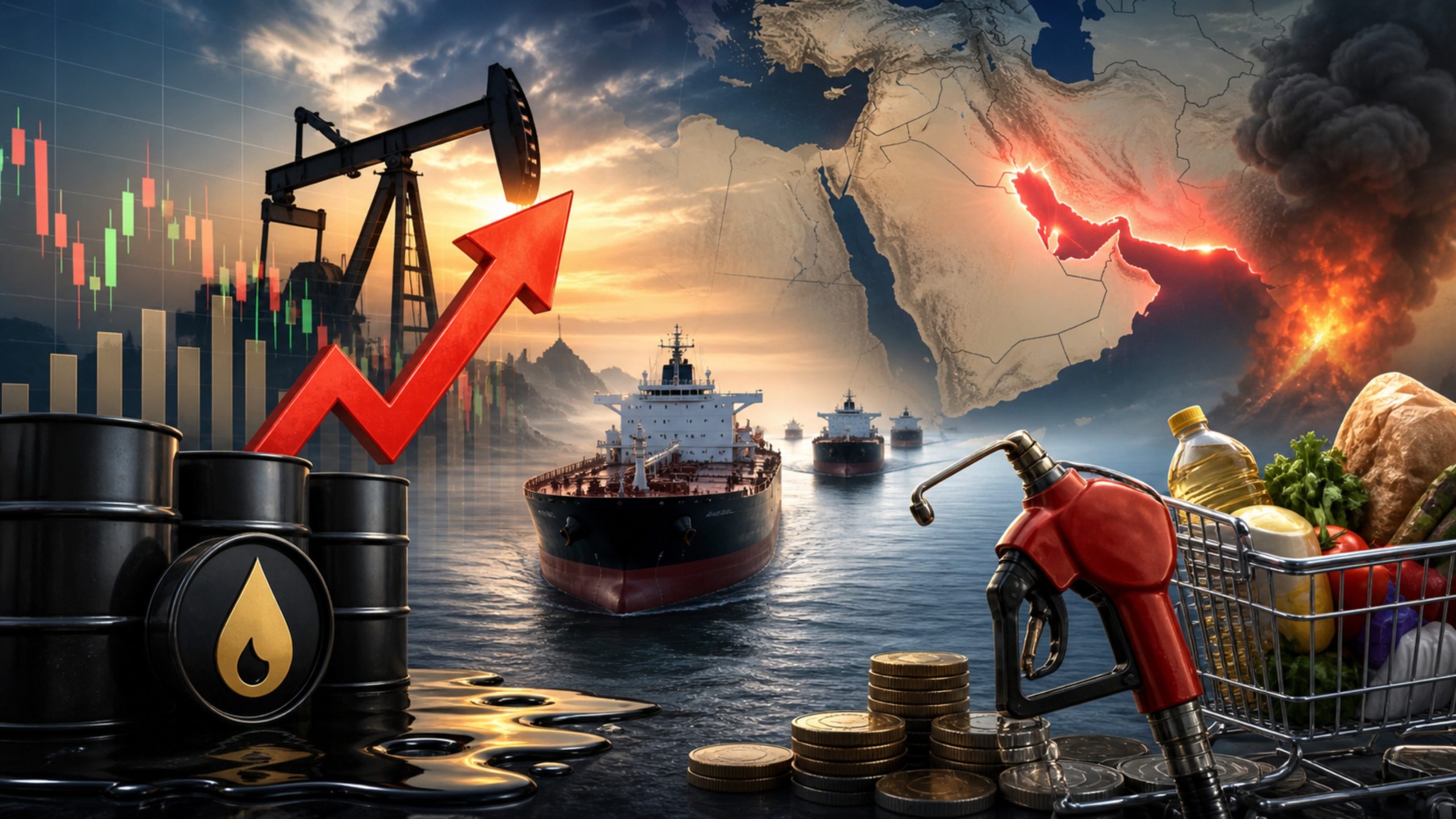 Quanto está custando o barril de petróleo hoje com o fechamento do Estreito de Ormuz?
