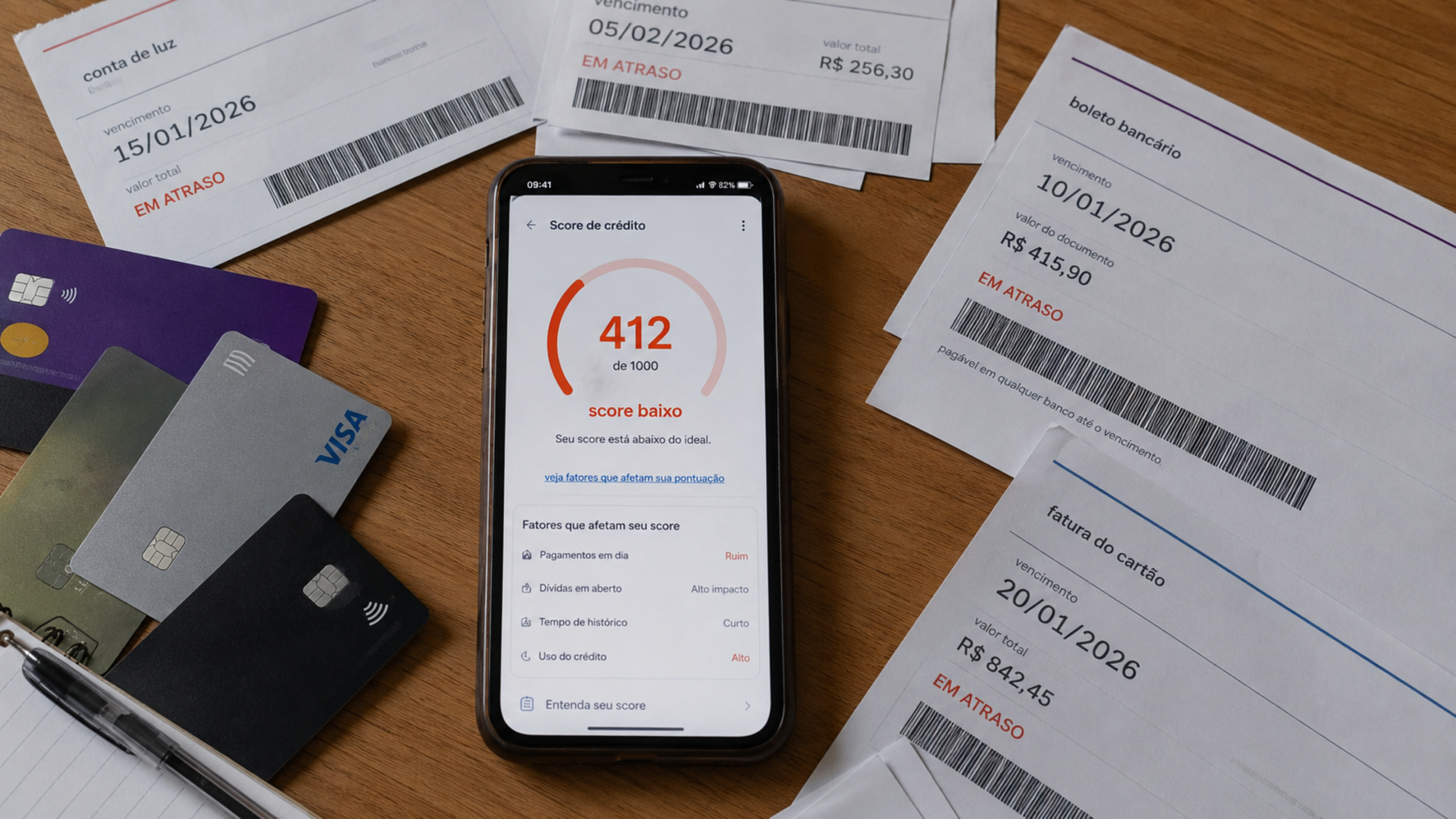 Score baixo não sobe do dia para a noite: veja os hábitos que mais atrapalham sua pontuação