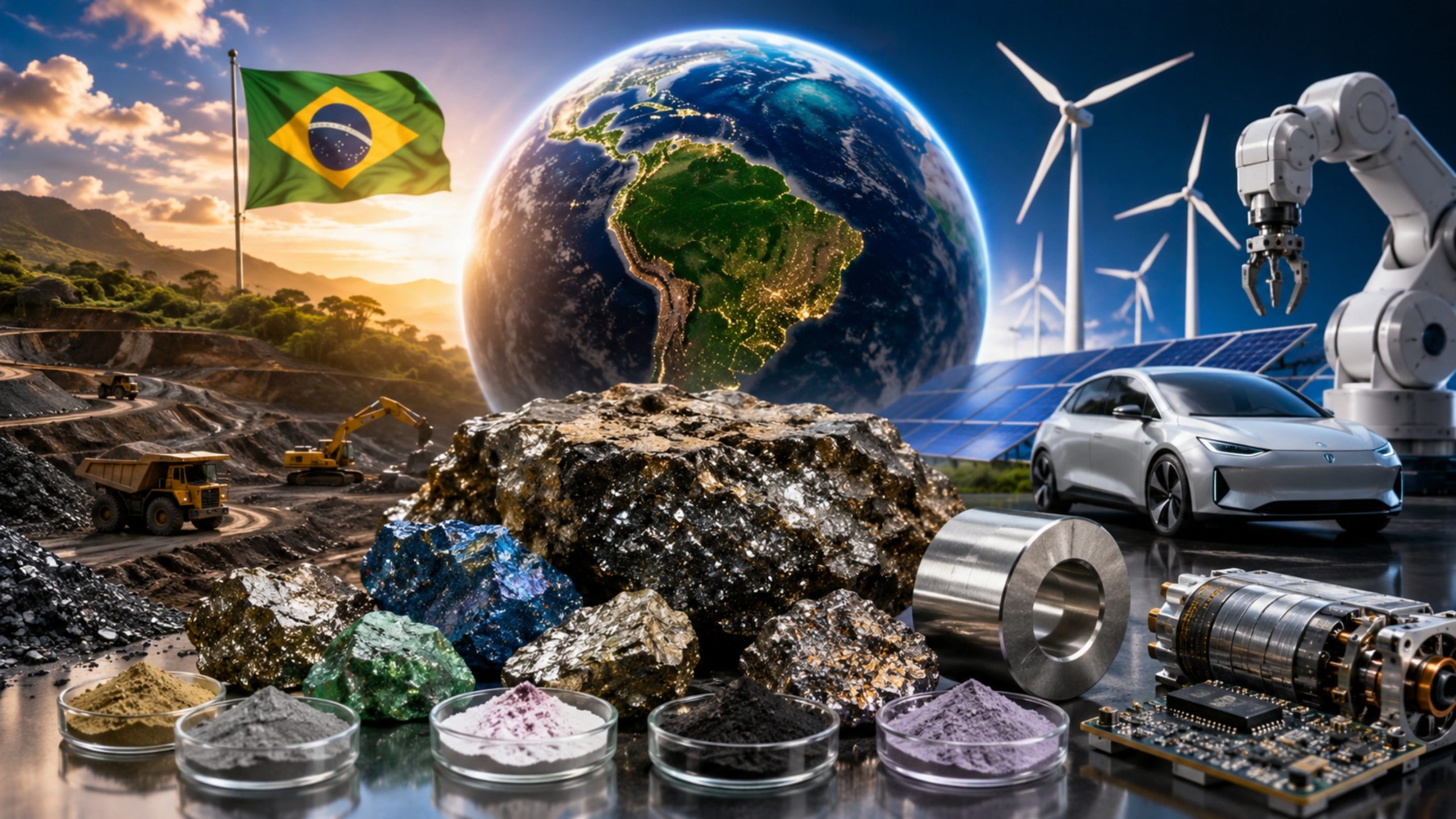 Terras Raras: o Mineral estratégico que coloca o Brasil no centro da nova disputa global