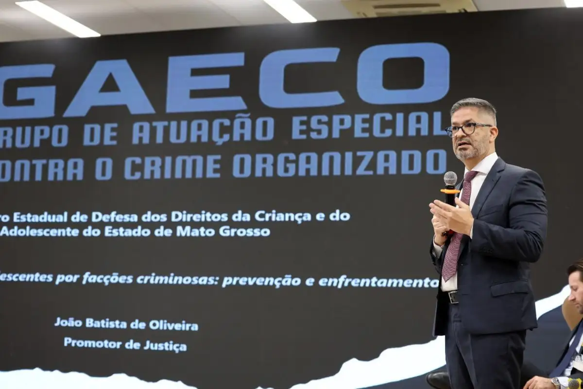 Mais de 50% dos adolescentes do socioeducativo em MT têm ligação com facções, diz promotor