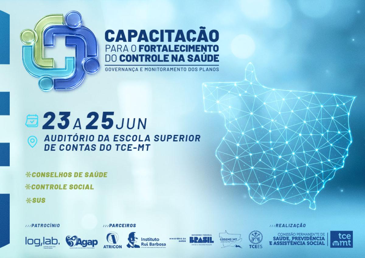 TCE-MT promove capacitação para fortalecer controle social e fiscalização da saúde pública na próxima semana
