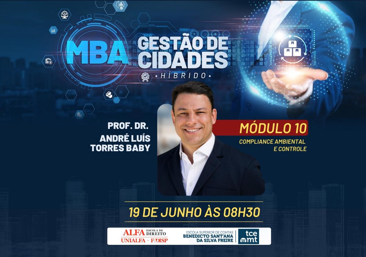 MBA do TCE-MT aborda desafios do compliance ambiental na gestão pública nesta sexta-feira (19)