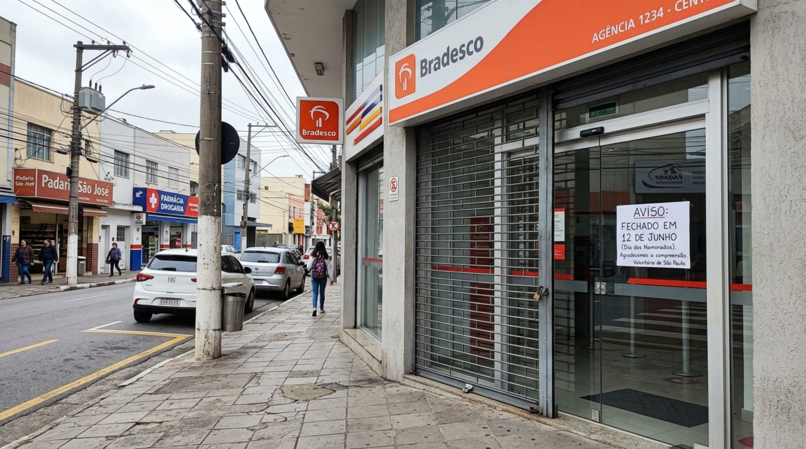 Agências bancárias fecham nesta sexta-feira, dia 12