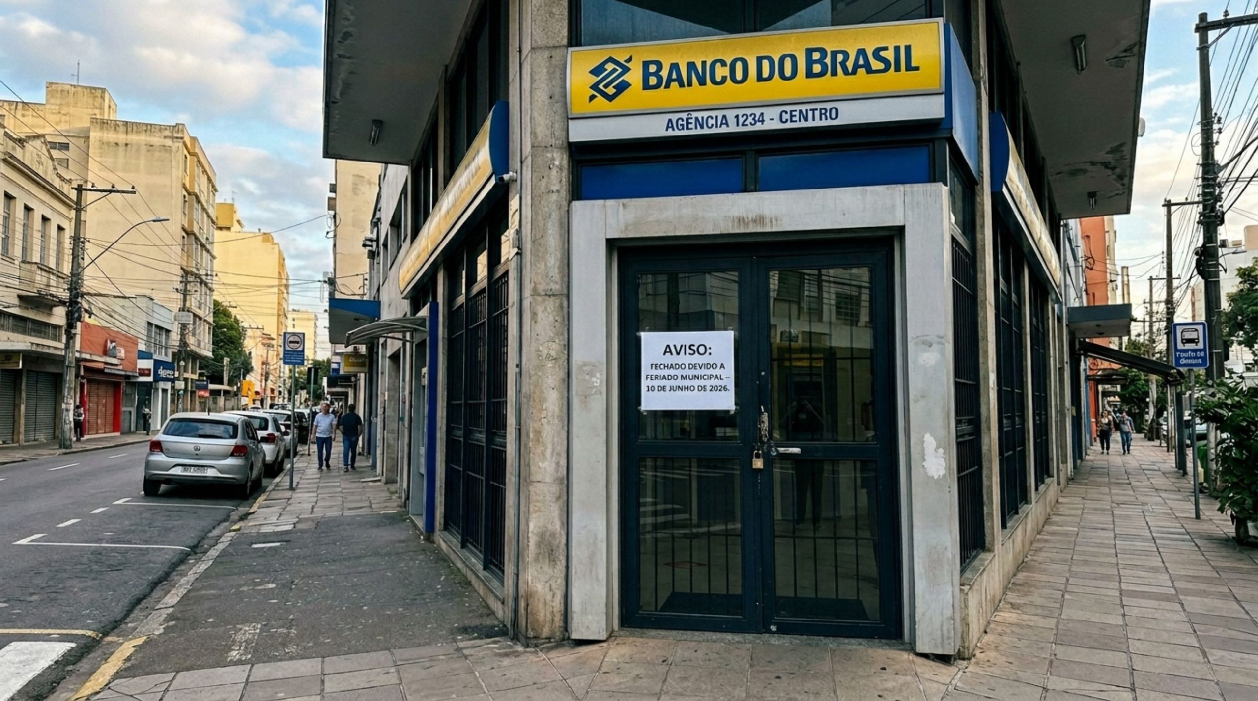 Bancos encerram os serviços no dia 15/06