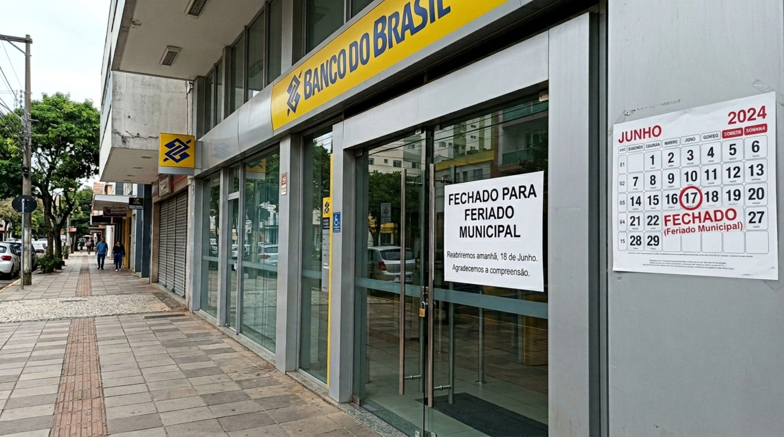 Bancos fecham nesta quarta-feira (17)