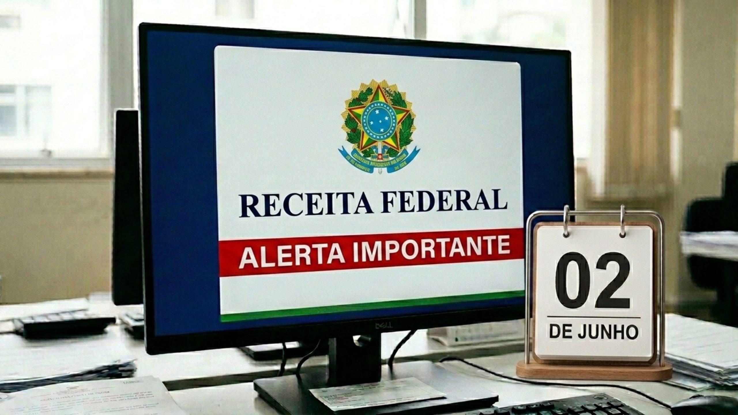 Receita federal emite alerta urgente para contribuintes em 02/06