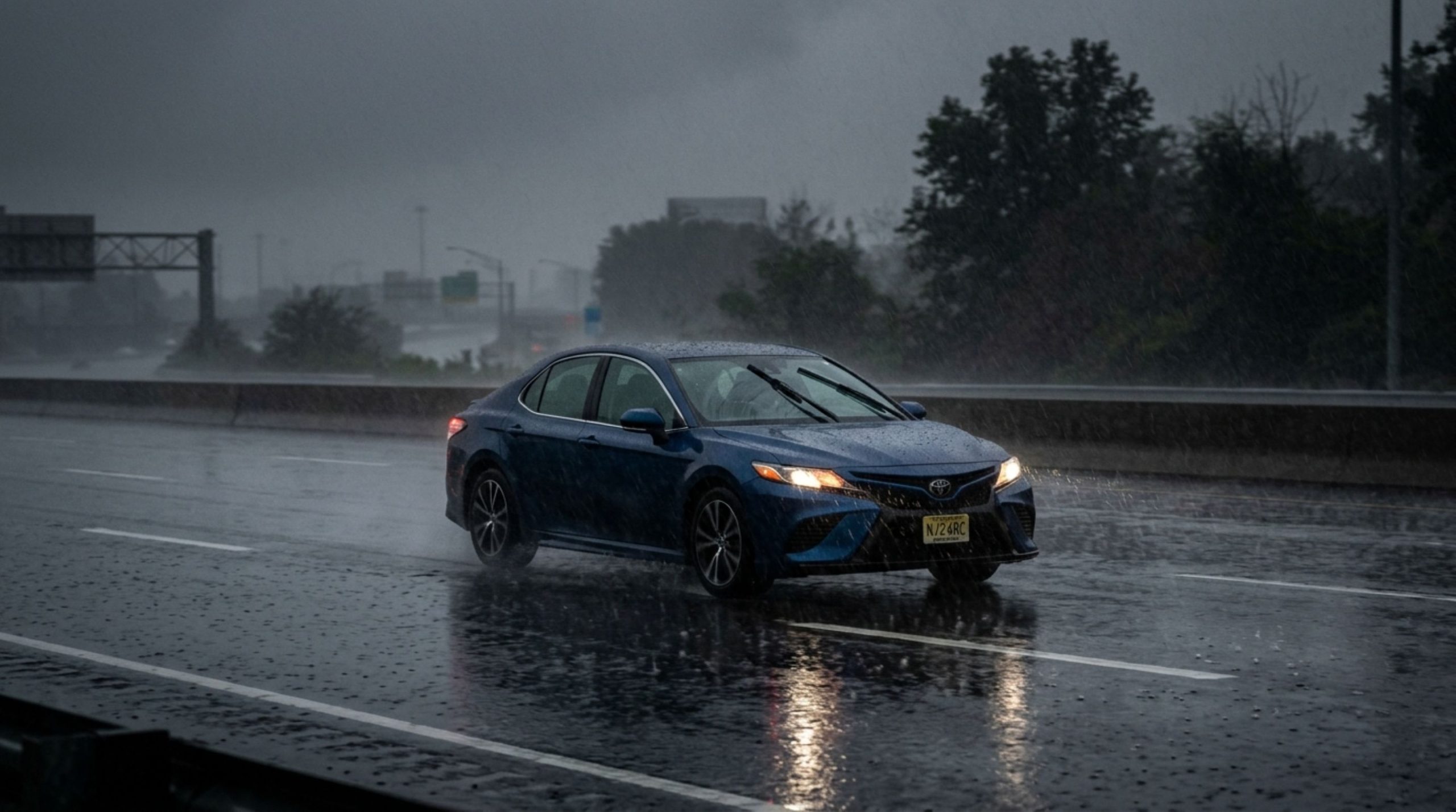 Motoristas que ligam o pisca-alerta em chuva forte e neblina podem ser prejudicados por essa regra obrigatória do CTB