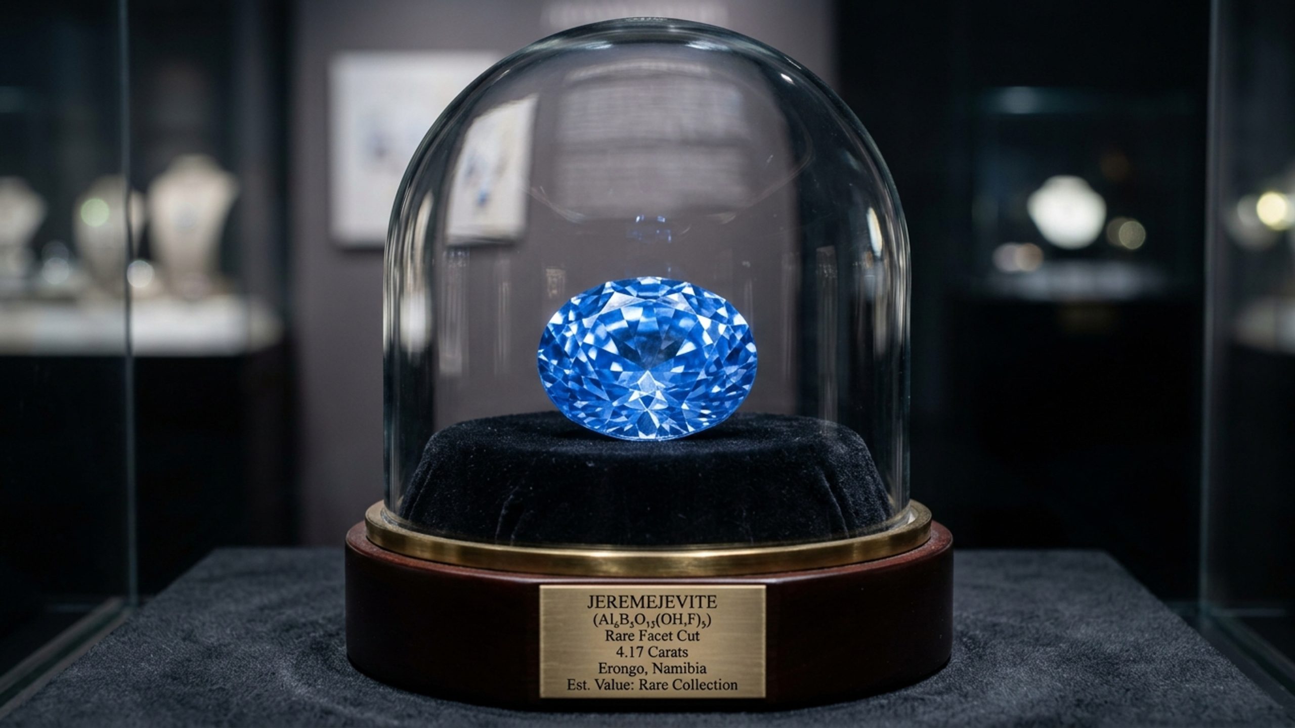 Esqueça a safira, pois esta gema azul descoberta em 1883 na Sibéria é tão incrivelmente escassa que existem apenas poucos cristais lapidados no mundo