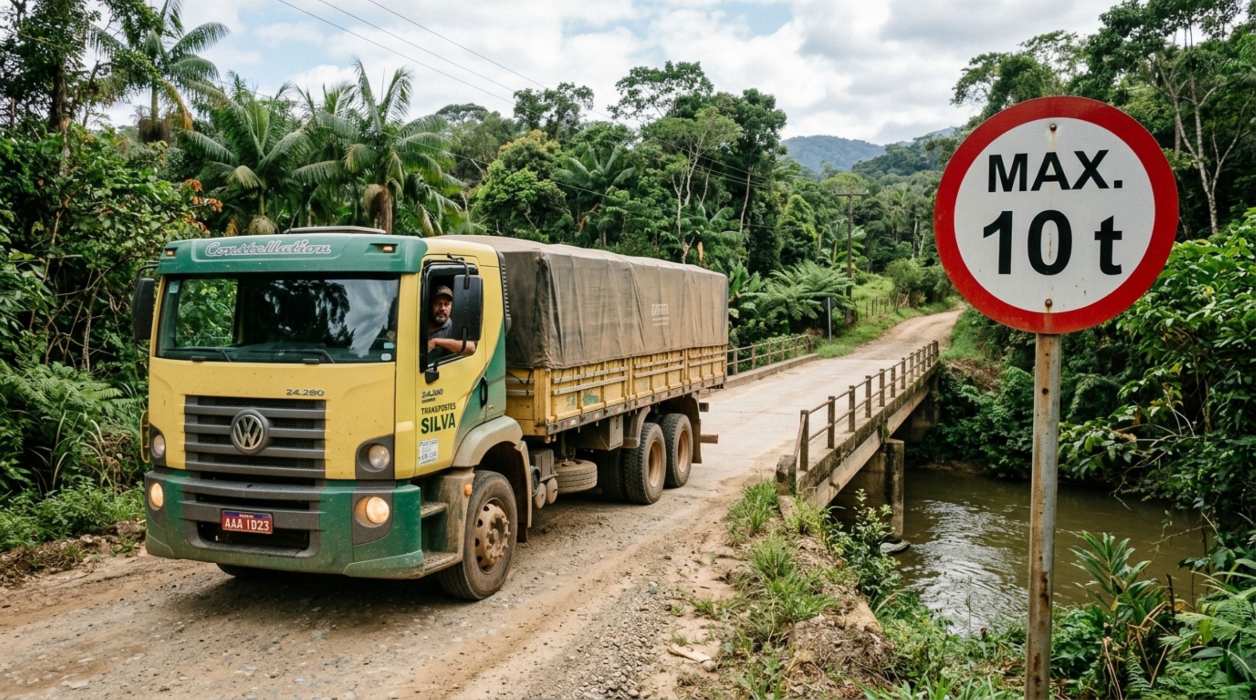 Motorista pode ser barrado antes de ponte ou estrada por causa de placa pouco conhecida
