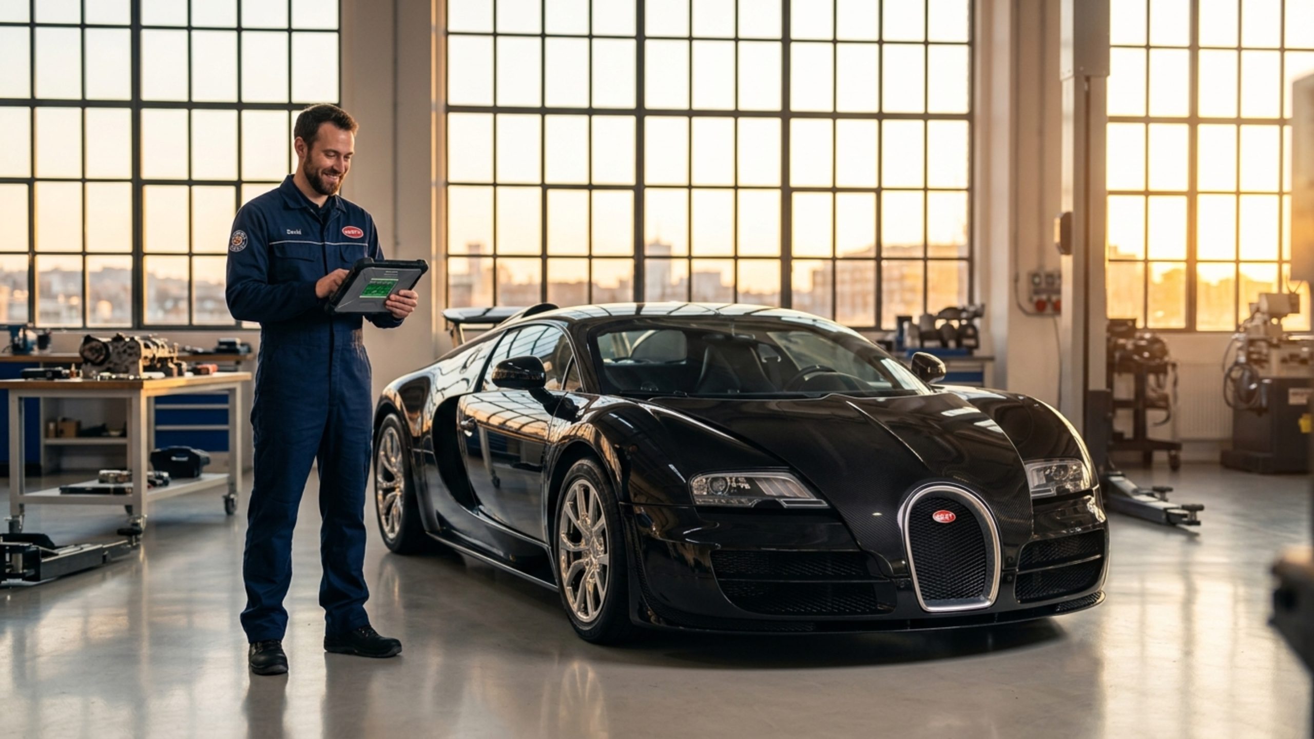 Quanto custa a manutenção mecânica brutal de um Bugatti Veyron que derrete os pneus na velocidade máxima?
