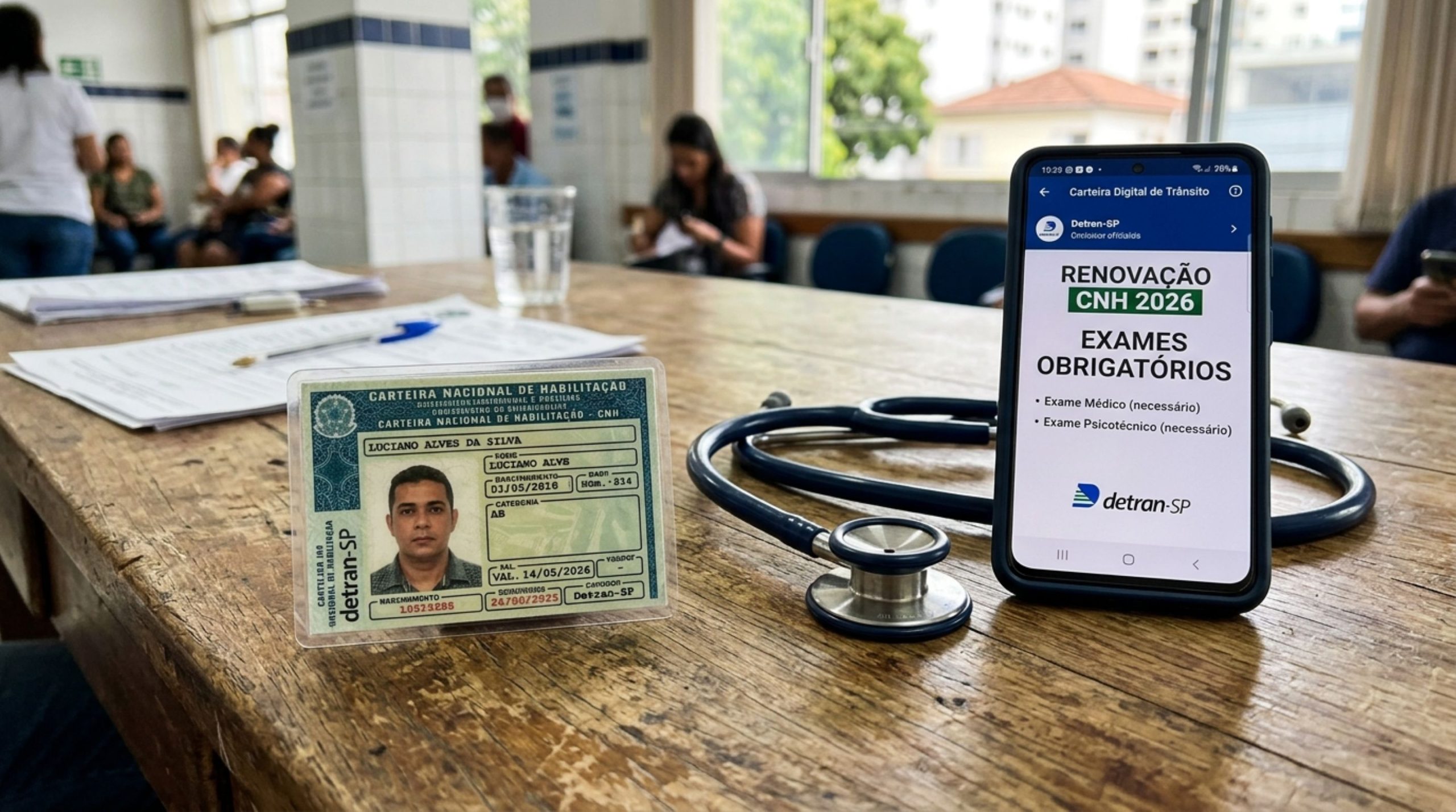 Detran comunica a ocorrência de duas novas provas obrigatórias para quem for renovar a CNH em 2026