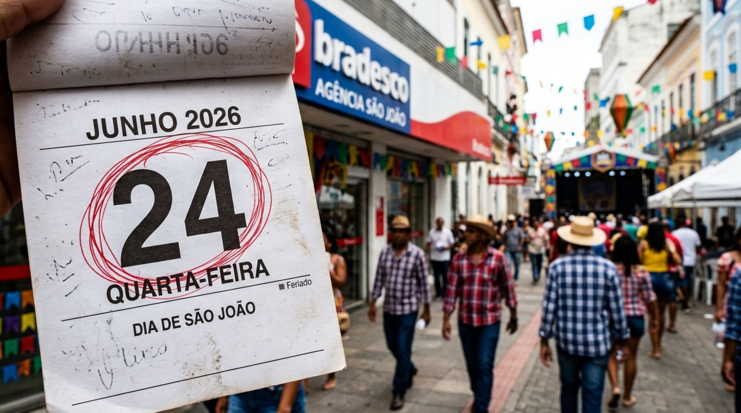 Bancos estarão fechados dia 24 de junho, dia de São João