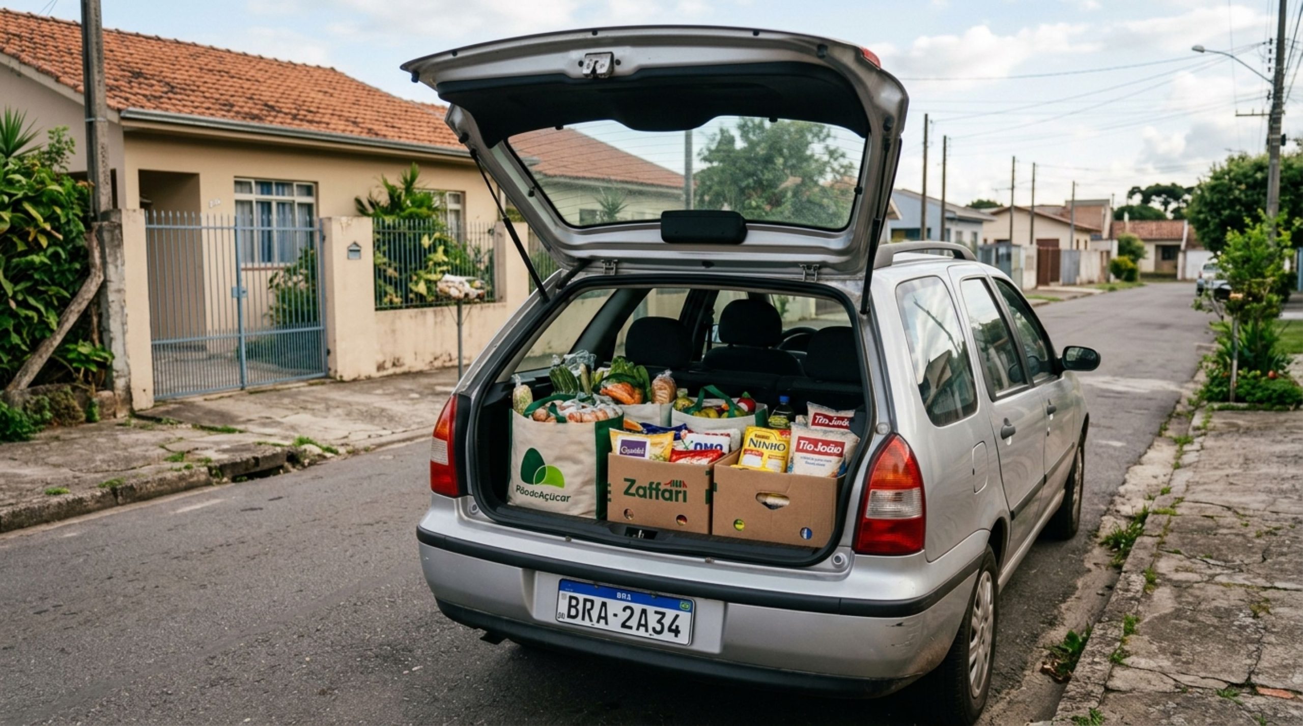 Motoristas que levam compras no veículo precisam ficar atentos às regras de trânsito em 2026