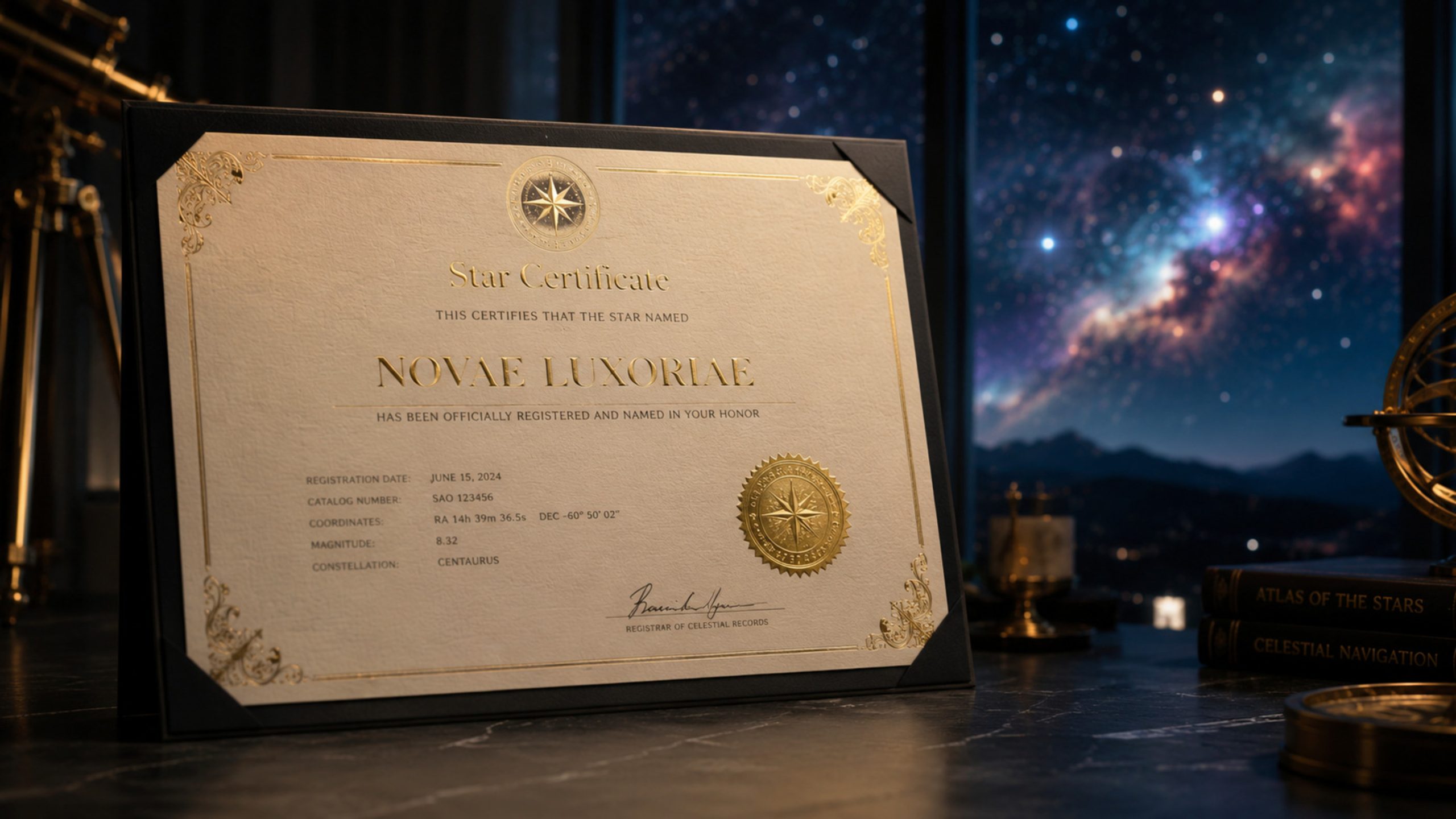 Quanto custa a taxa governamental oculta para dar o seu nome a uma estrela real ou buraco negro no céu?