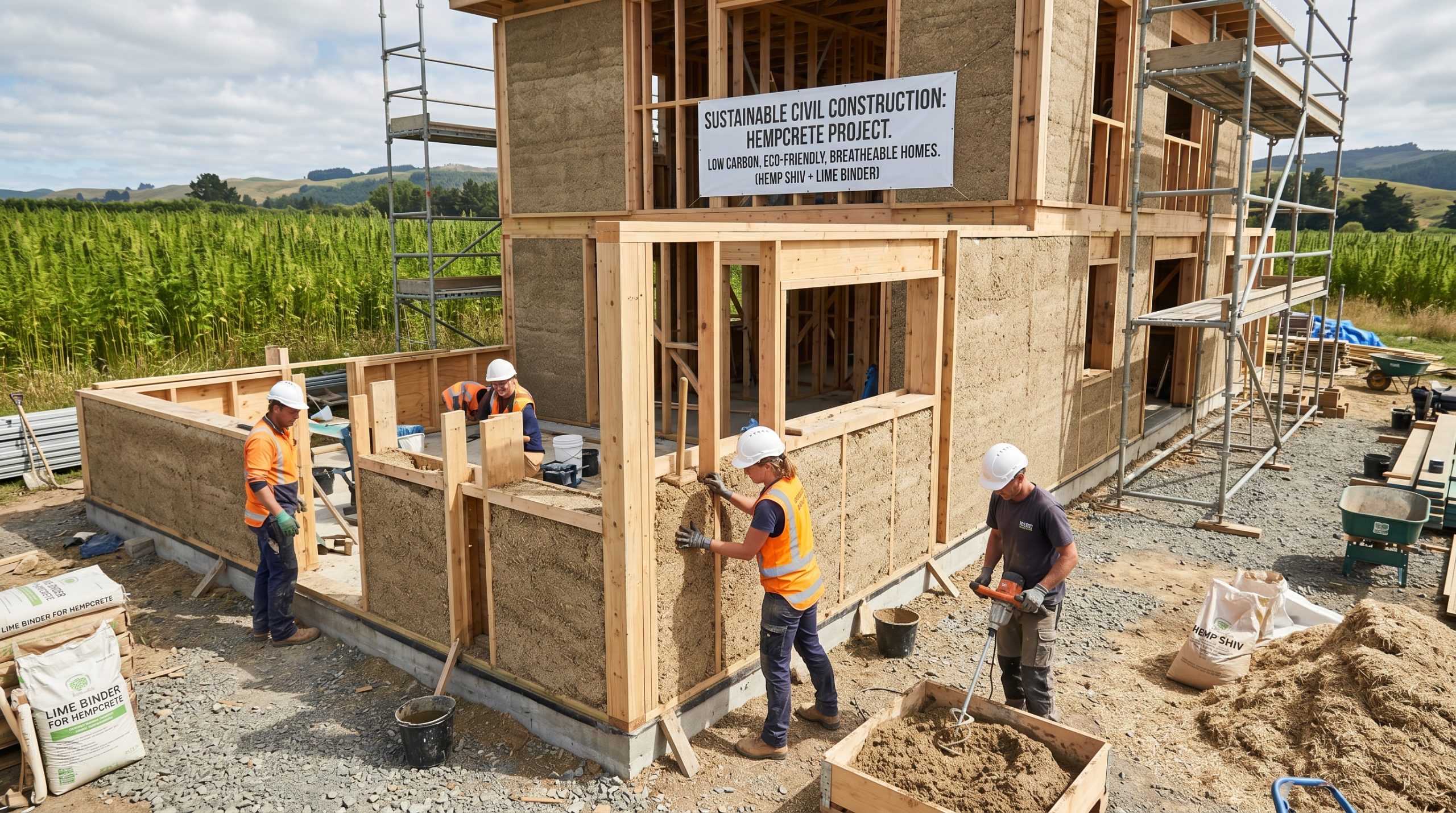 A planta polêmica que virou tijolo sustentável e agora ergue casas que “respiram”, regulam a temperatura sozinhas e sequestram carbono