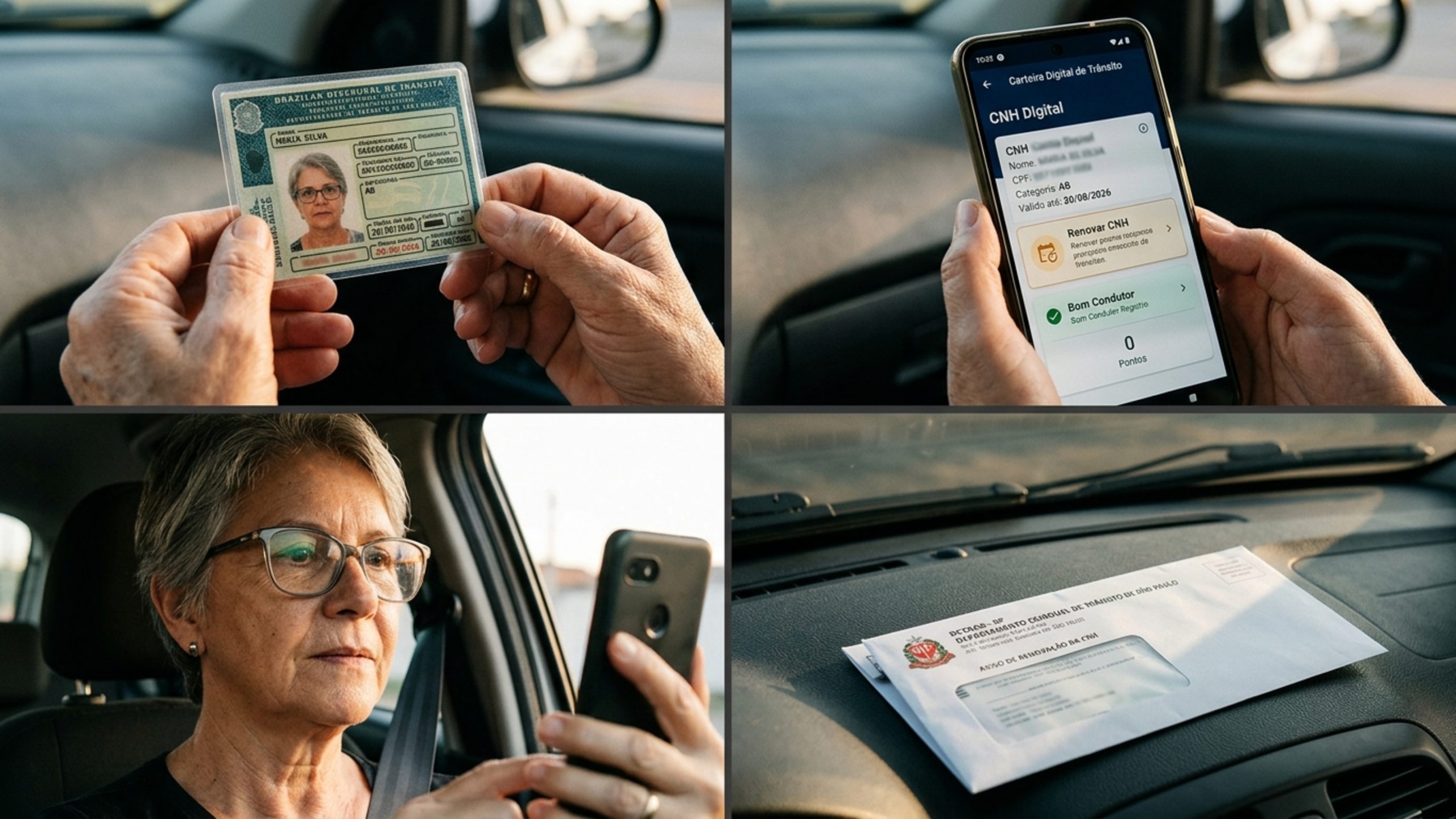 Motoristas em torno de 50 e 70 anos devem saber desta regra da CNH em vigor